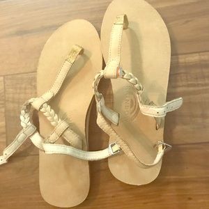 Brand new Rainbow flip flops